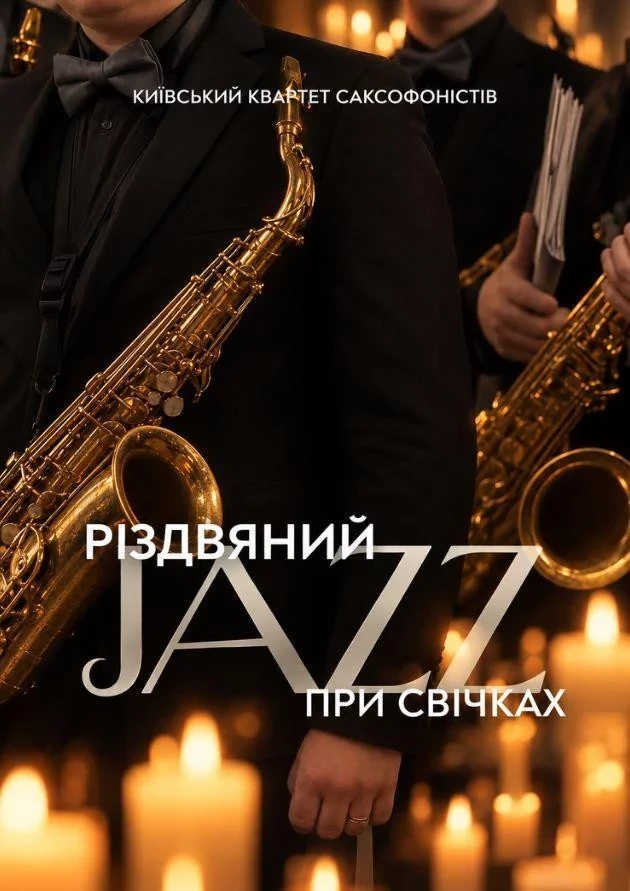 Різдвяний джаз при свічках. Київський квартет саксофоністів