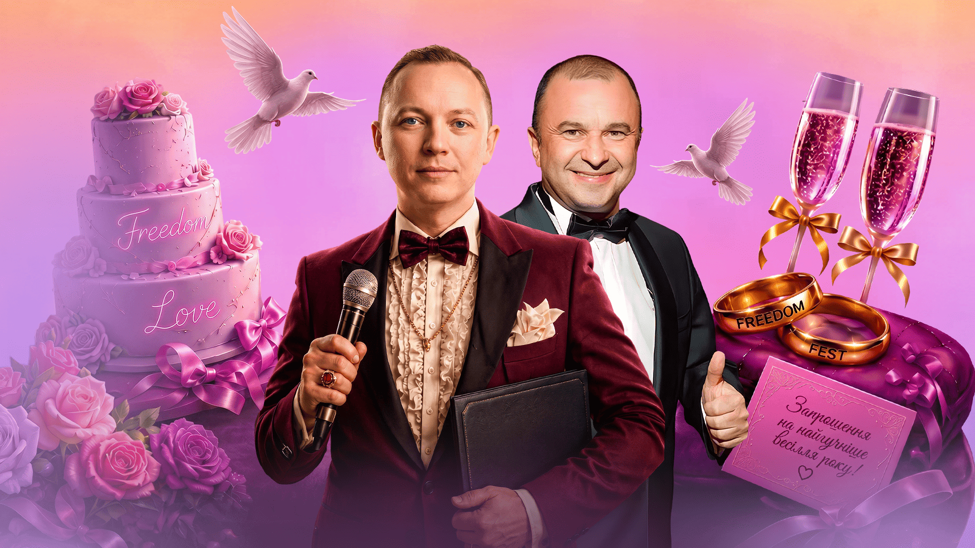 Ilya Naida and Viktor Pavlik. Big wedding