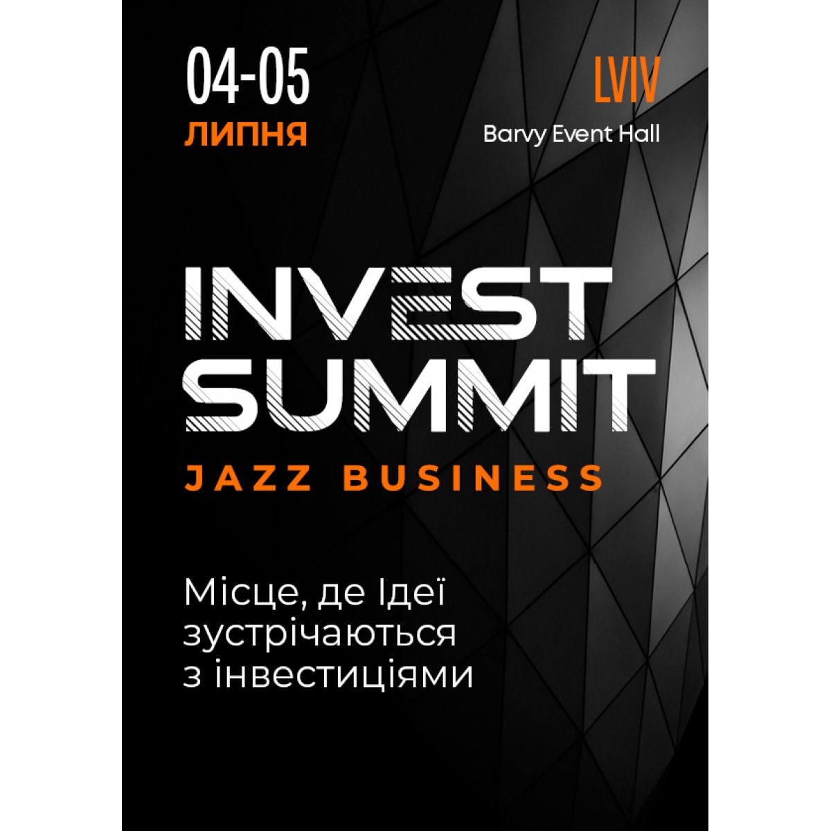 International Invest Summit. Jazz Business