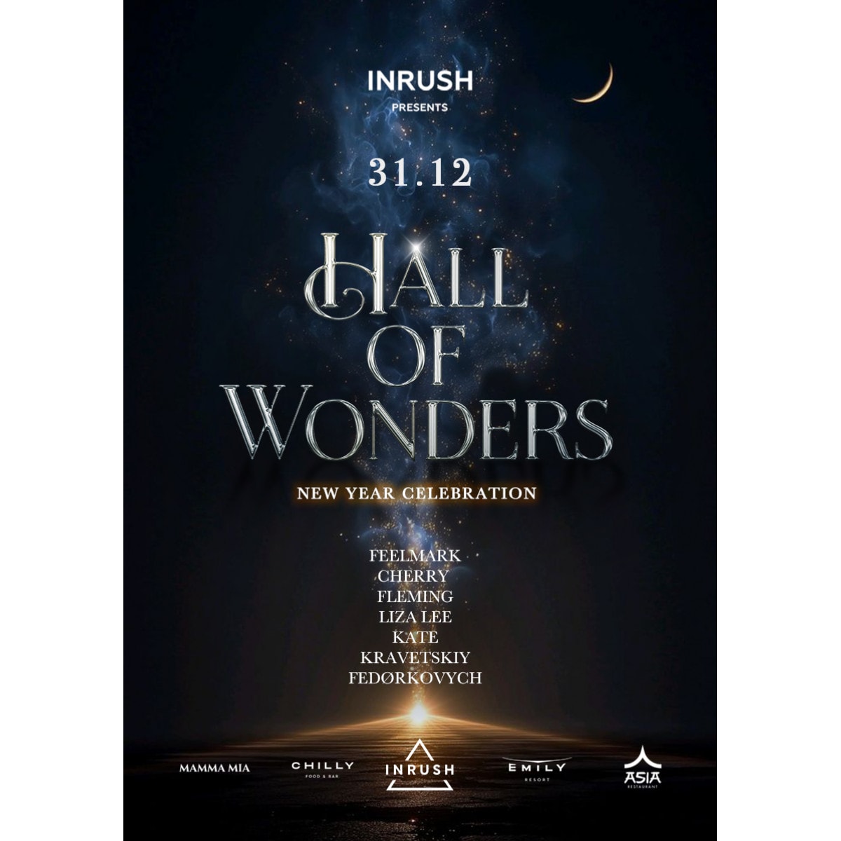 HALL OF WONDERS. New Year at Emily Resort by INRUSH